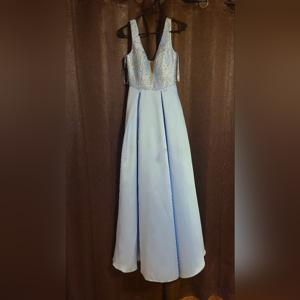 B.darlin blue dress - Picture 1 of 3